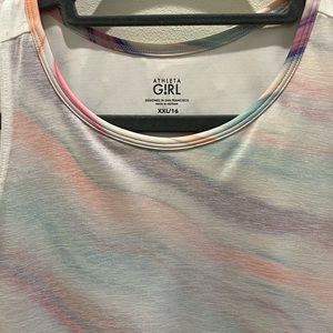 Athleta Girls Athletic Tank Top, Size XXL/16 Like New